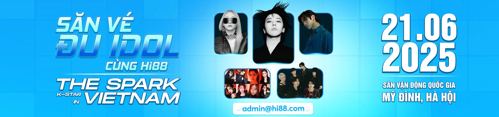 Hi88 săn vé đu idol The Park Việt Nam